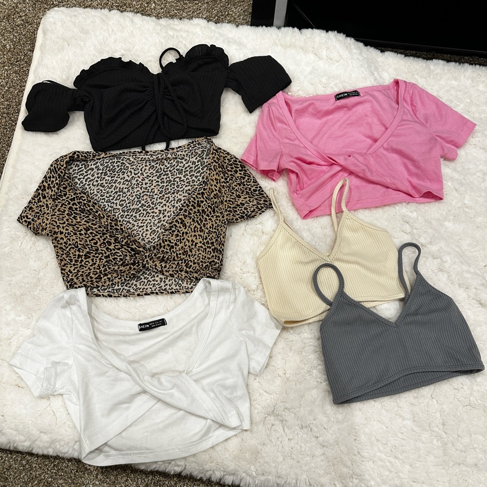 SHEIN crop top bundle